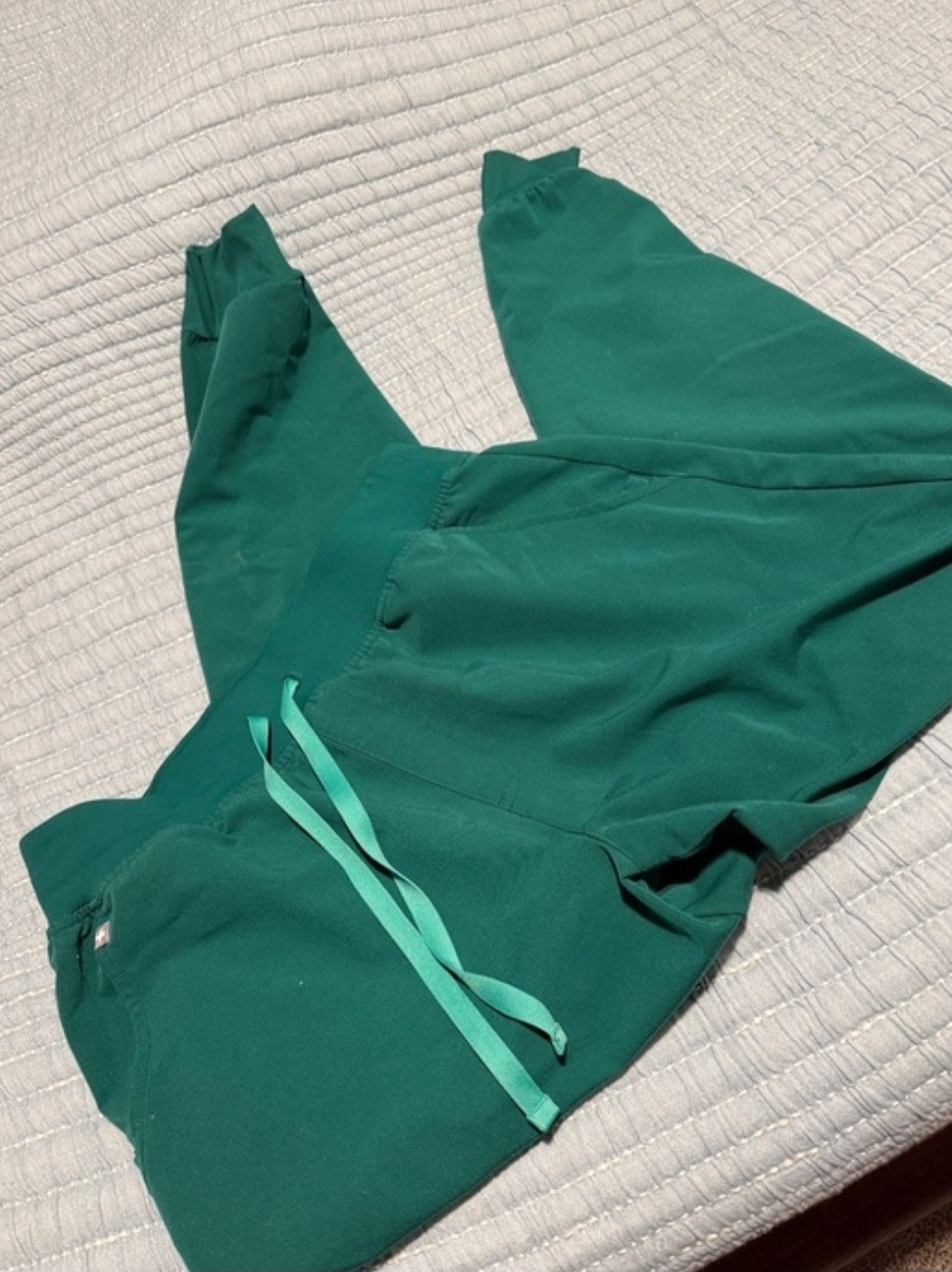 Figs Green Drawstring Joggers